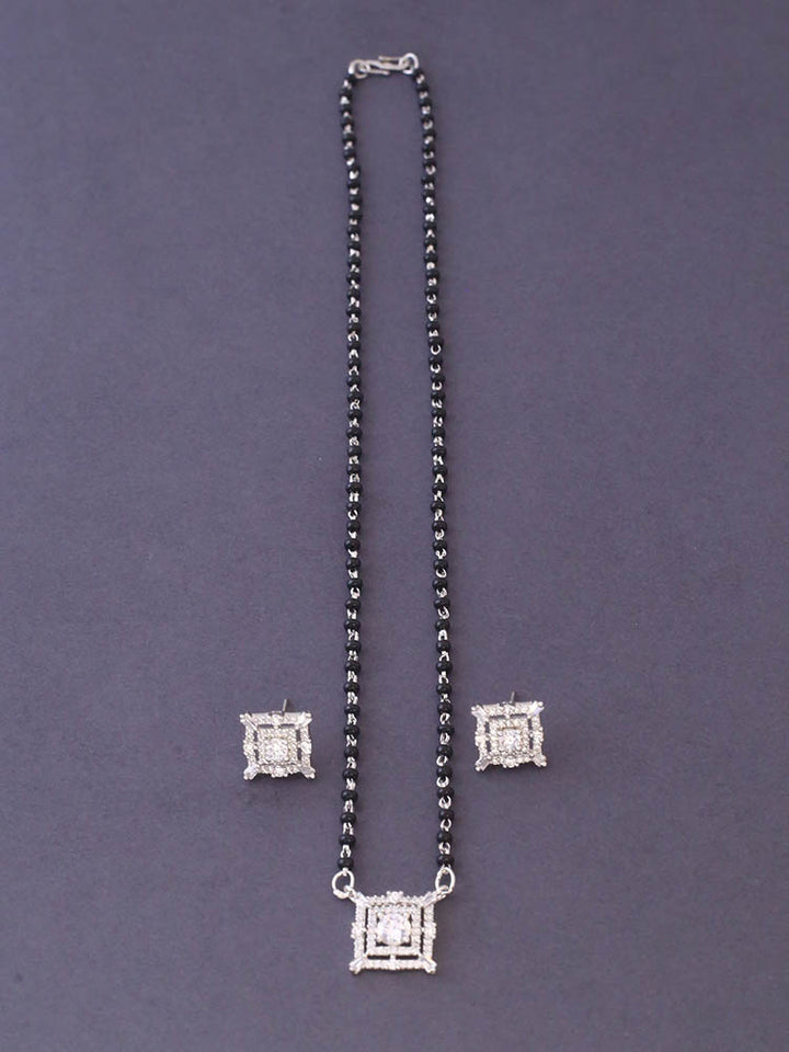 Silver Sanura Mangalsutra Set