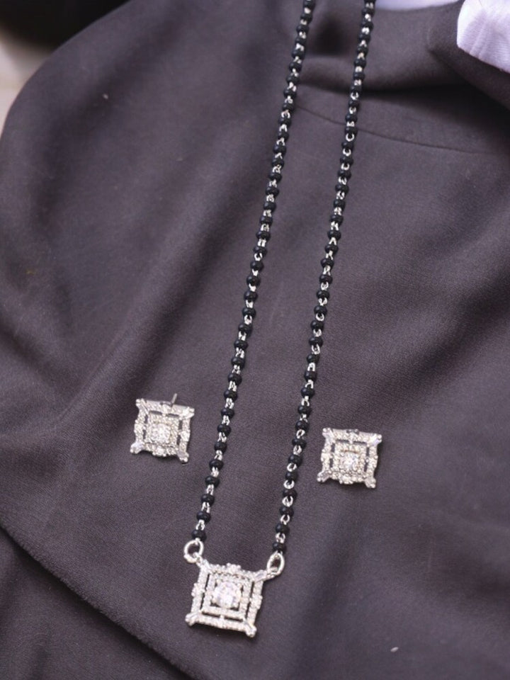 Silver Sanura Mangalsutra Set