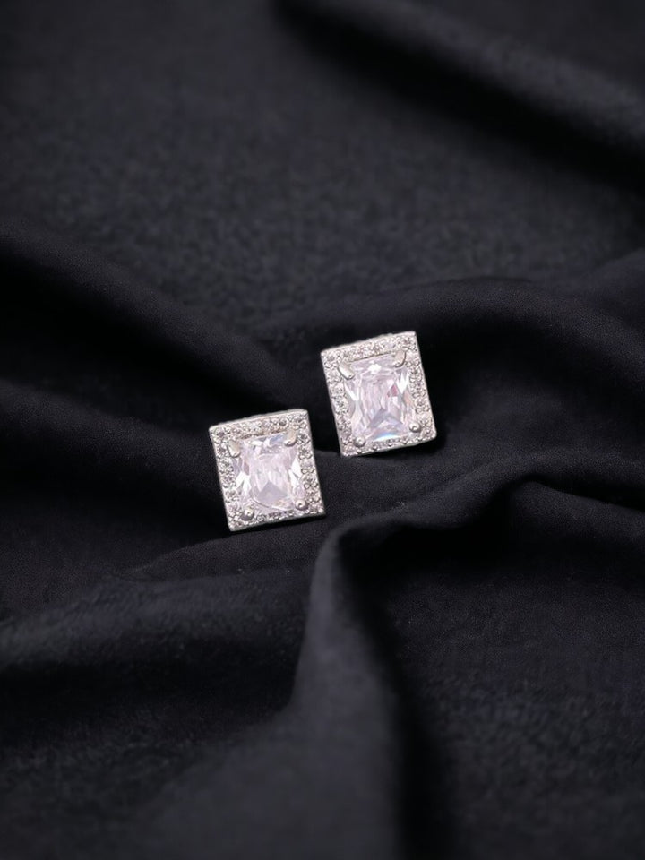Silver Sherri Zirconia Studs