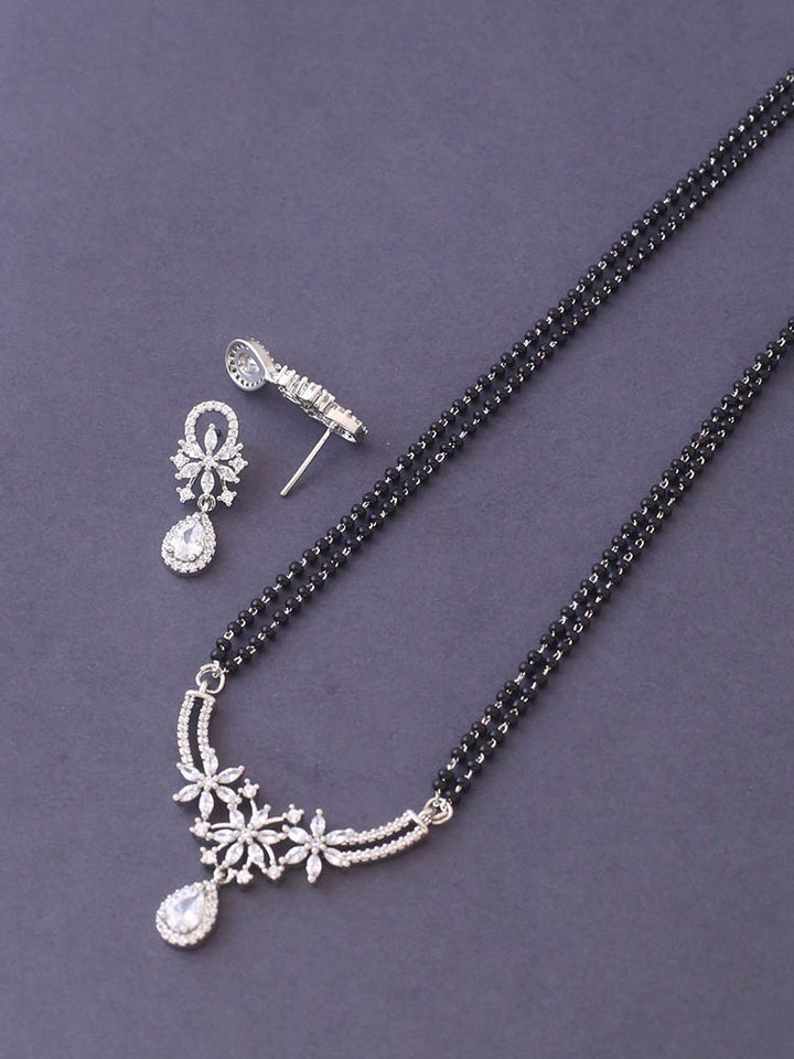 Silver Shudika Mangalsutra Set