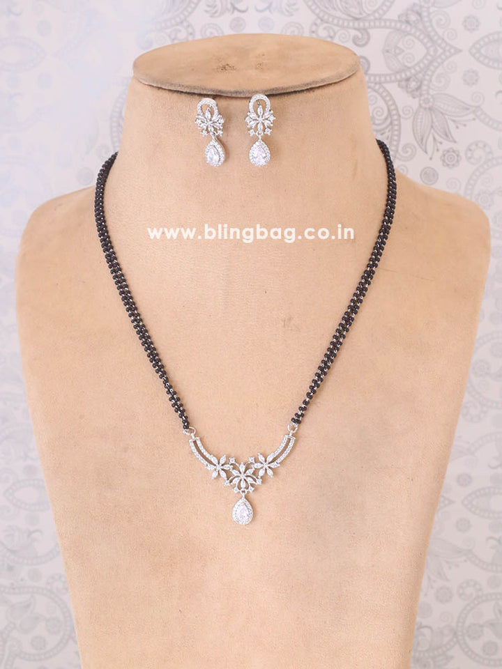 Silver Shudika Mangalsutra Set