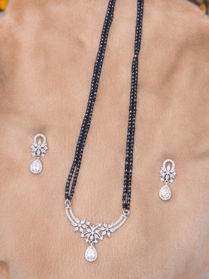 Silver Shudika Mangalsutra Set
