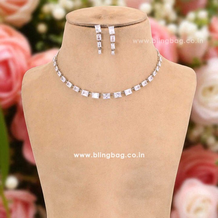 Silver Sirre Zirconia Jewellery Set