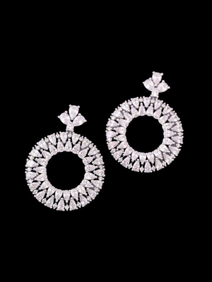 Silver Sofie Zirconia Danglers