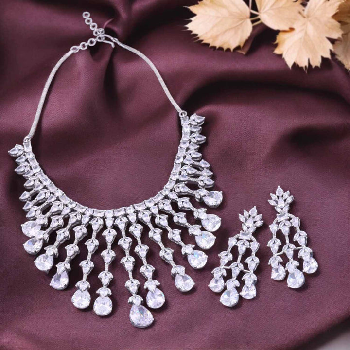 Silver Sophy Zirconia Jewellery Set