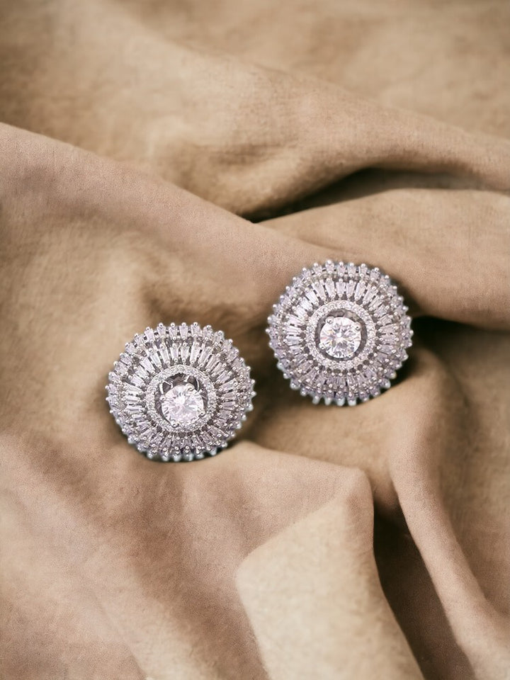 Silver Stellaya Zirconia Studs
