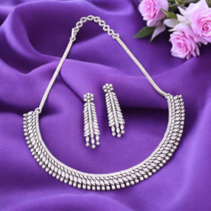 Silver Stina Zirconia Jewellery Set
