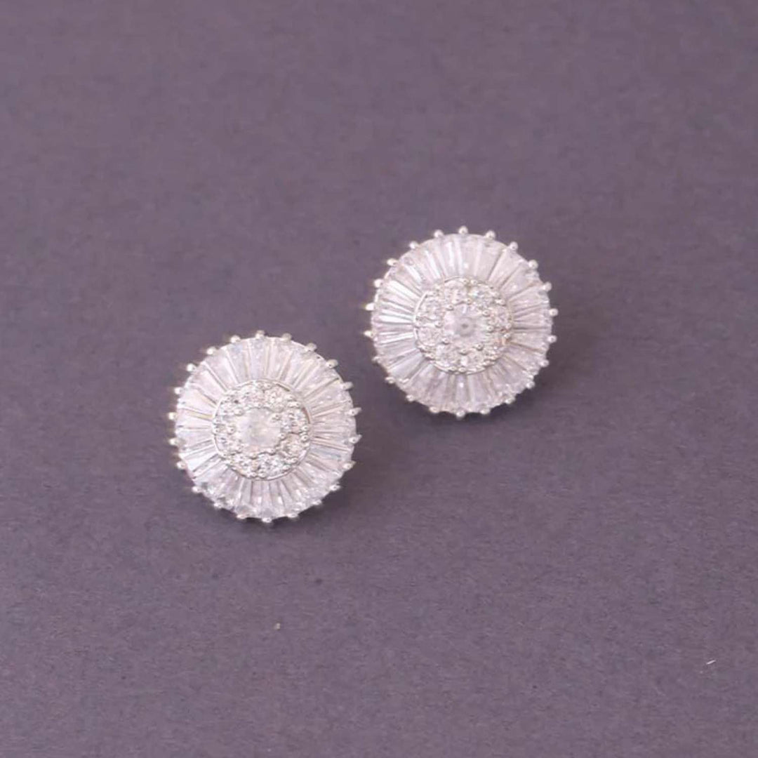 Silver Sushila Zirconia Studs