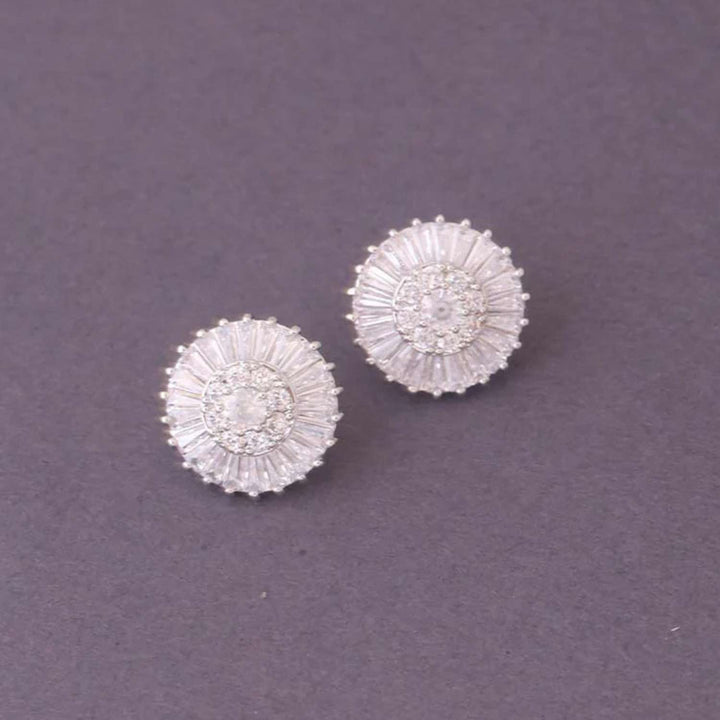 Silver Sushila Zirconia Studs