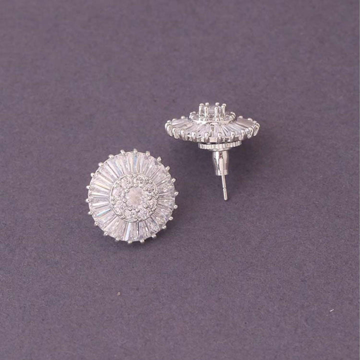 Silver Sushila Zirconia Studs