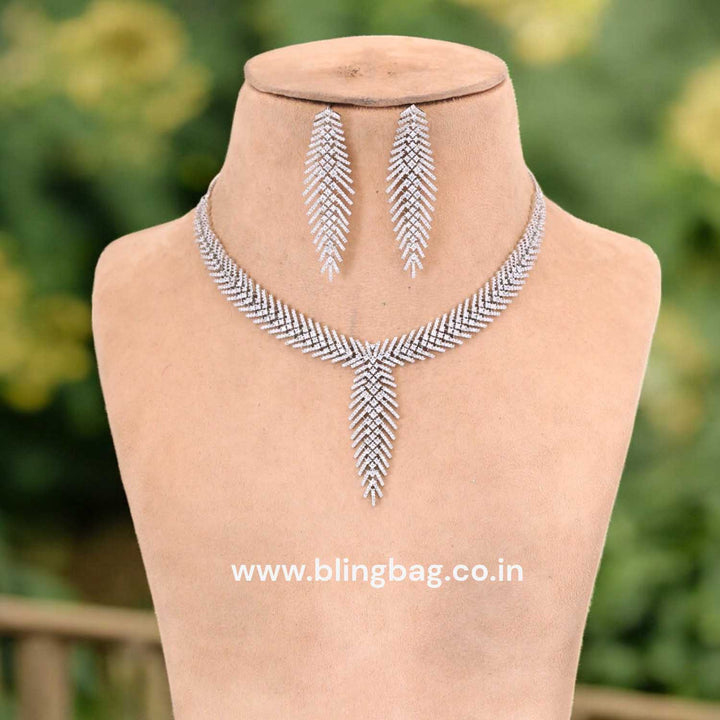 Silver Svea Zirconia Jewellery Set