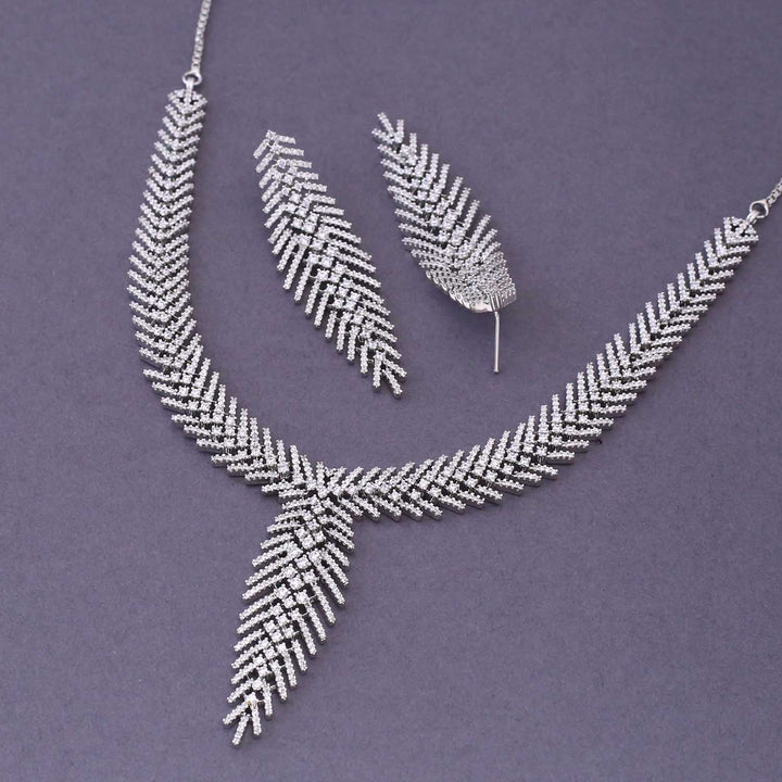 Silver Svea Zirconia Jewellery Set