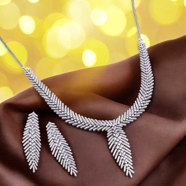 Silver Svea Zirconia Jewellery Set