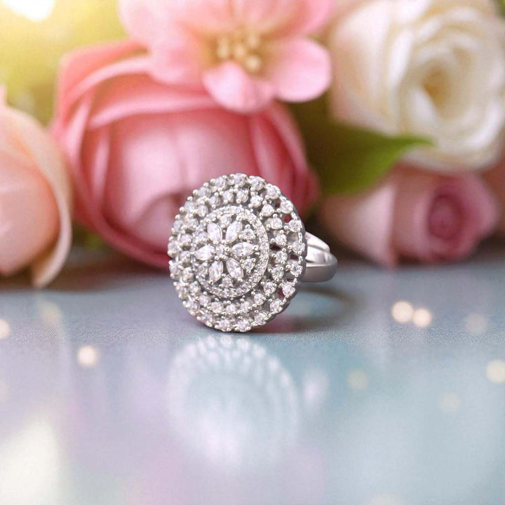 Silver Tasha Adjustable Ring