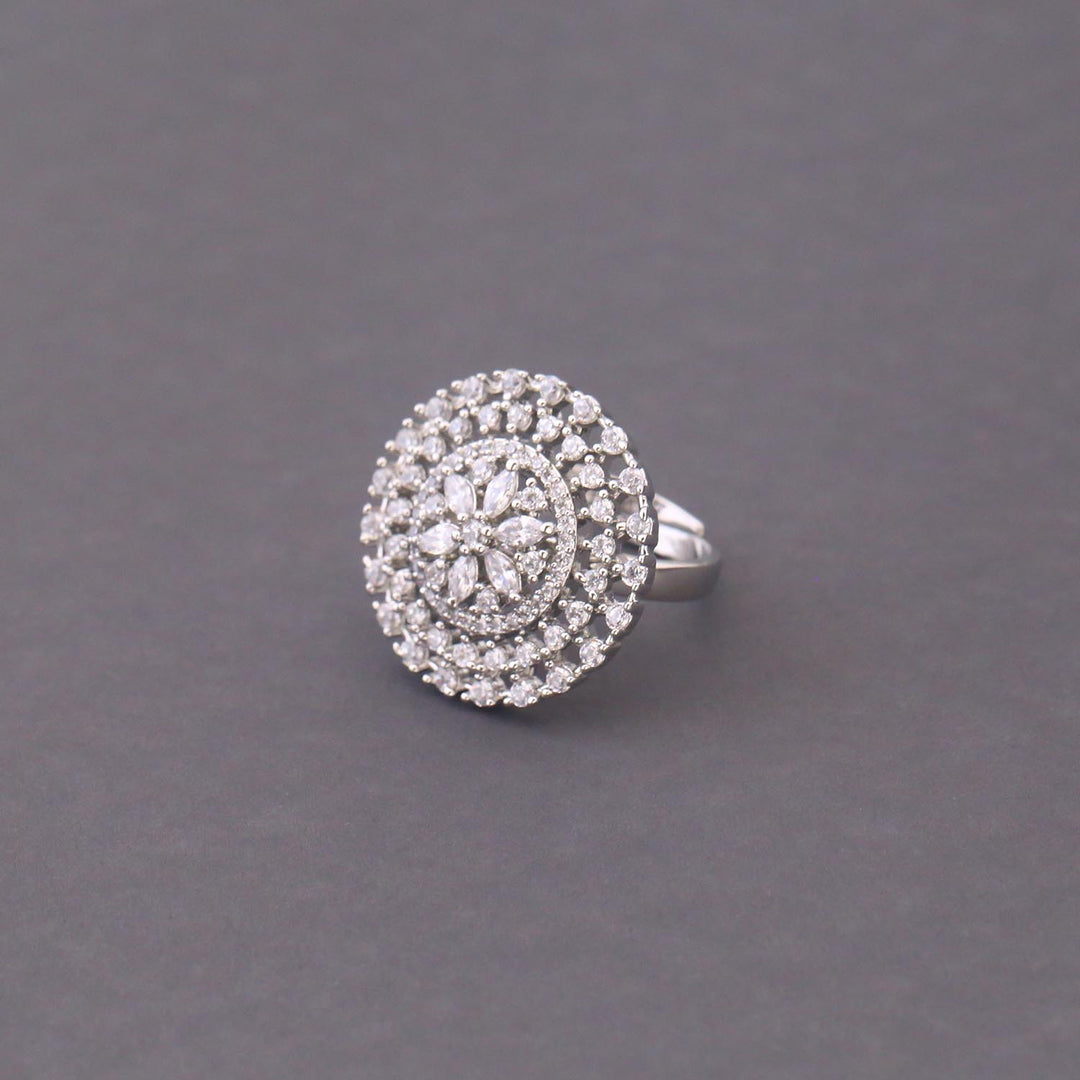 Silver Tasha Adjustable Ring