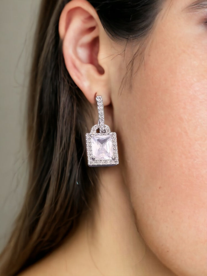 Silver Vibeke Zirconia Studs