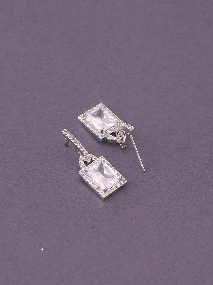 Silver Vibeke Zirconia Studs