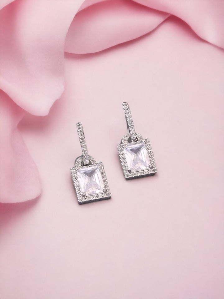 Silver Vibeke Zirconia Studs