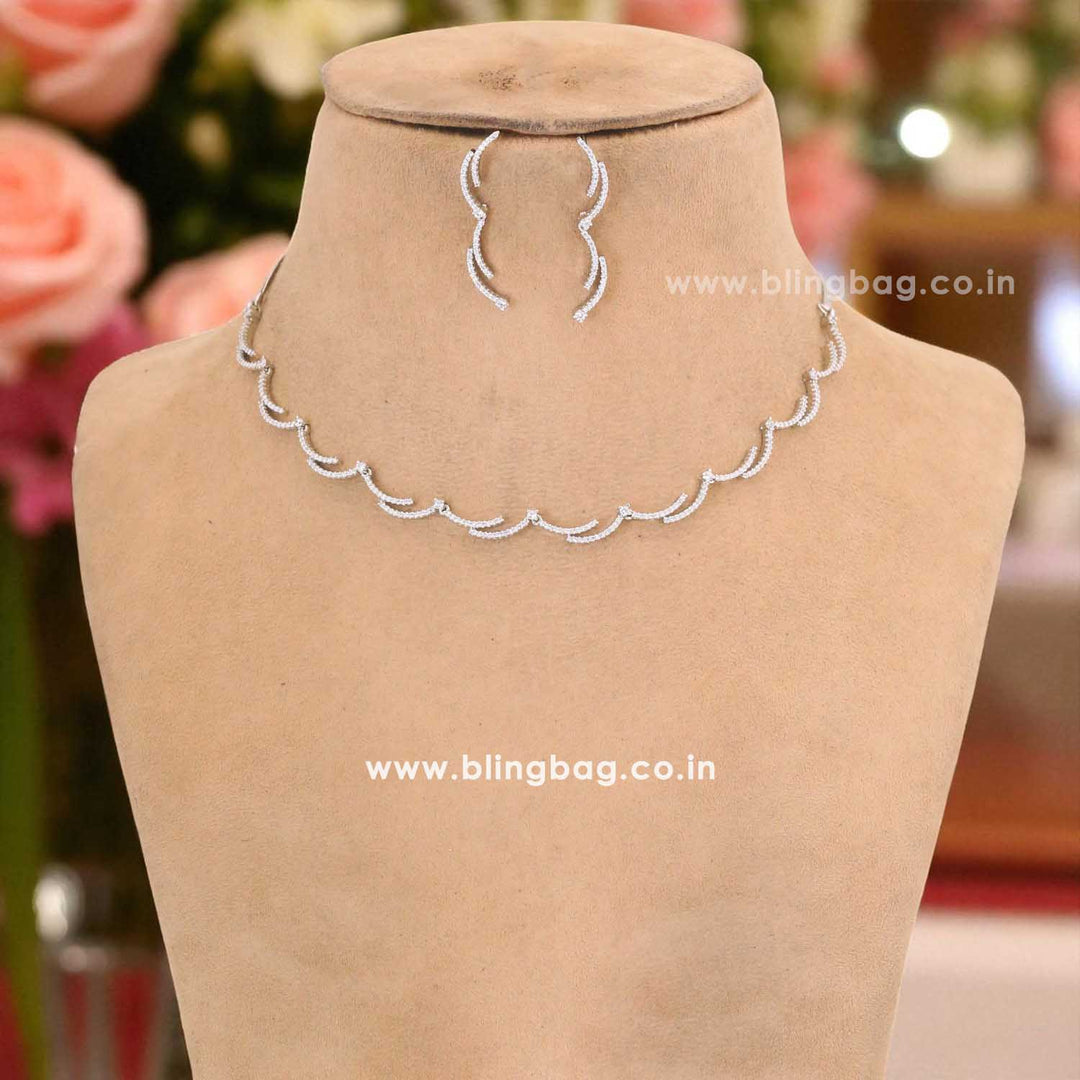 Silver Vienna Zirconia Jewellery Set