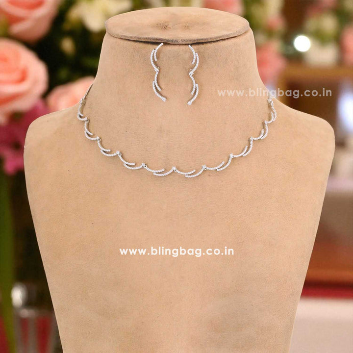 Silver Vienna Zirconia Jewellery Set