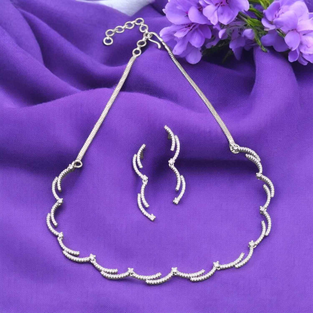 Silver Vienna Zirconia Jewellery Set