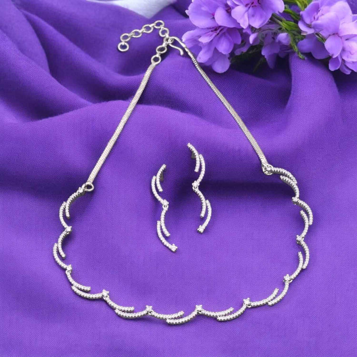 Silver Vienna Zirconia Jewellery Set