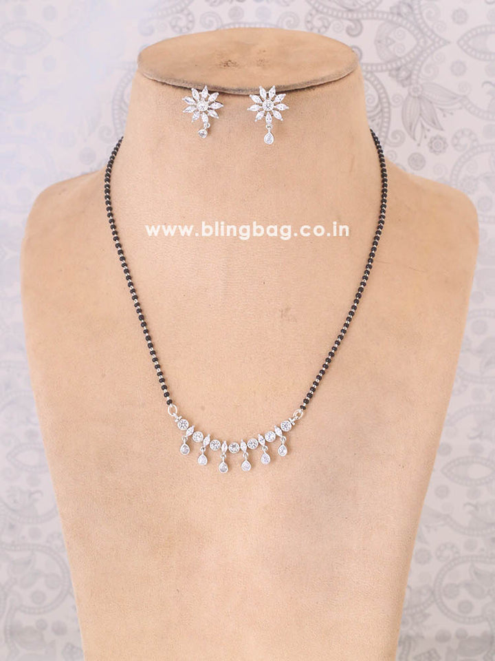 Silver Vigdis Mangalsutra Set