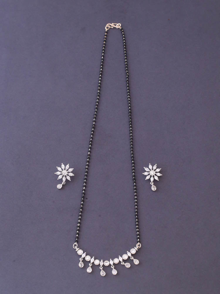 Silver Vigdis Mangalsutra Set