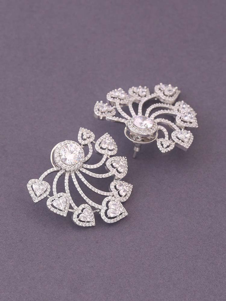 Silver Vilde Zirconia Studs