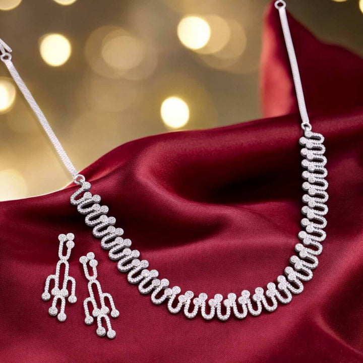 Silver Wilda Zirconia Jewellery Set