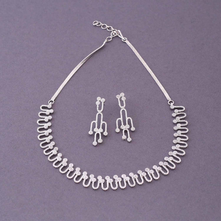 Silver Wilda Zirconia Jewellery Set
