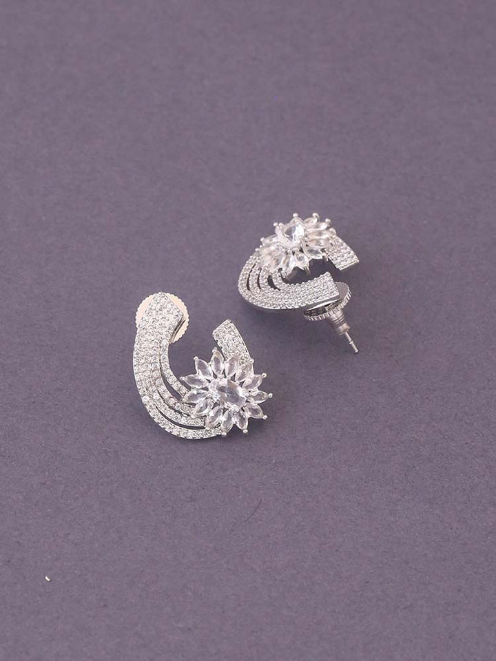 Silver Zubiya Zirconia Studs