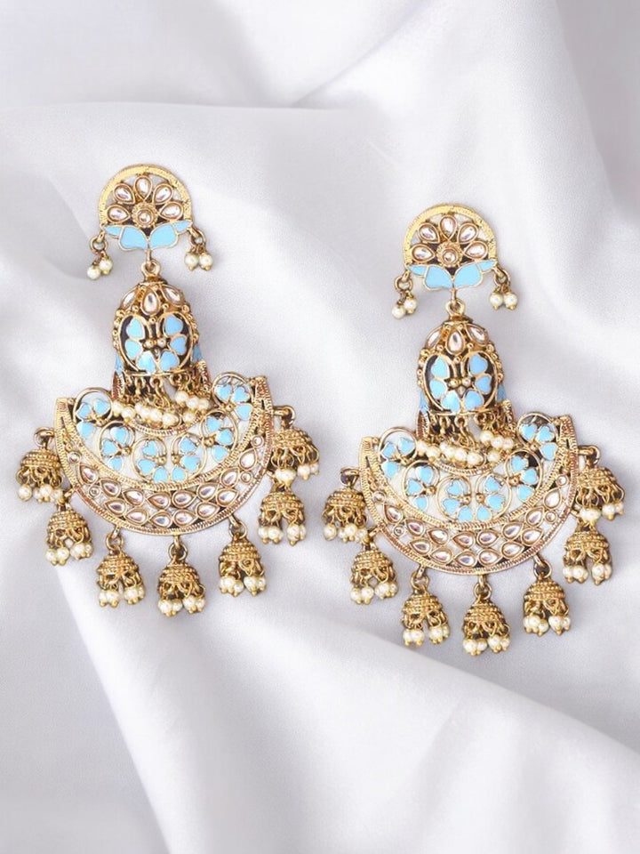 Sky Gharara Jhumkis