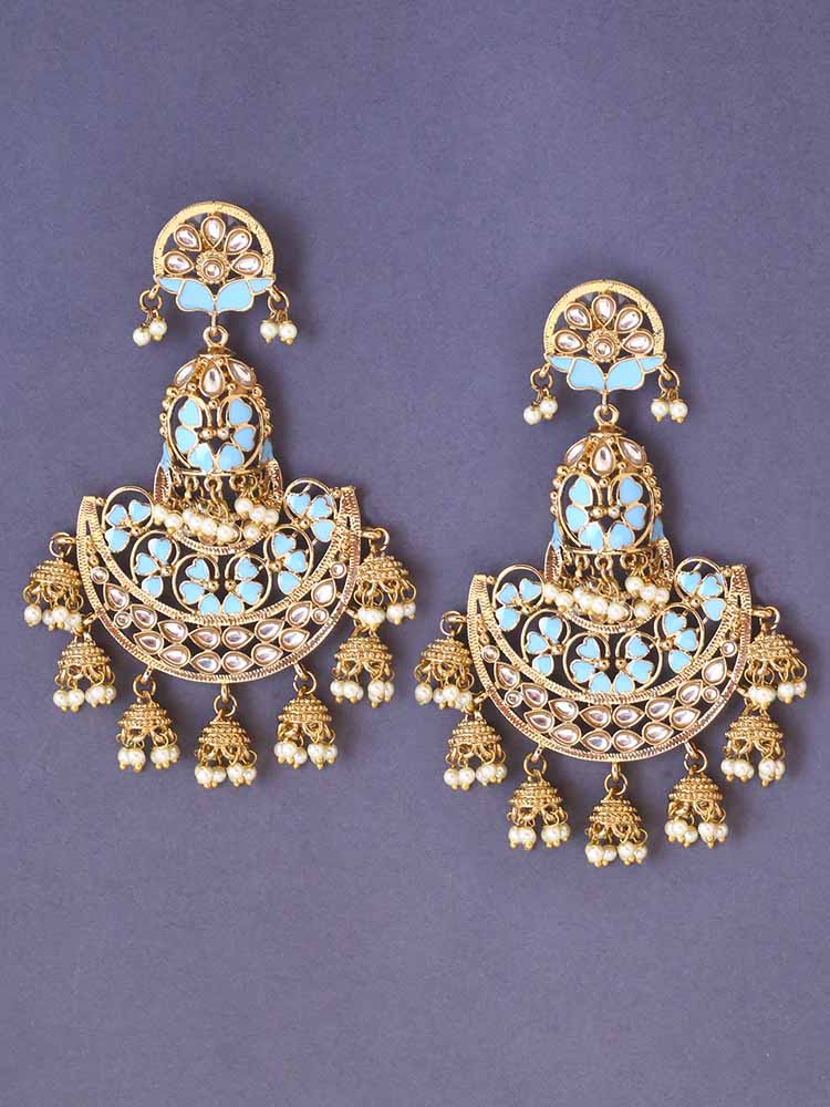 Sky Gharara Jhumkis