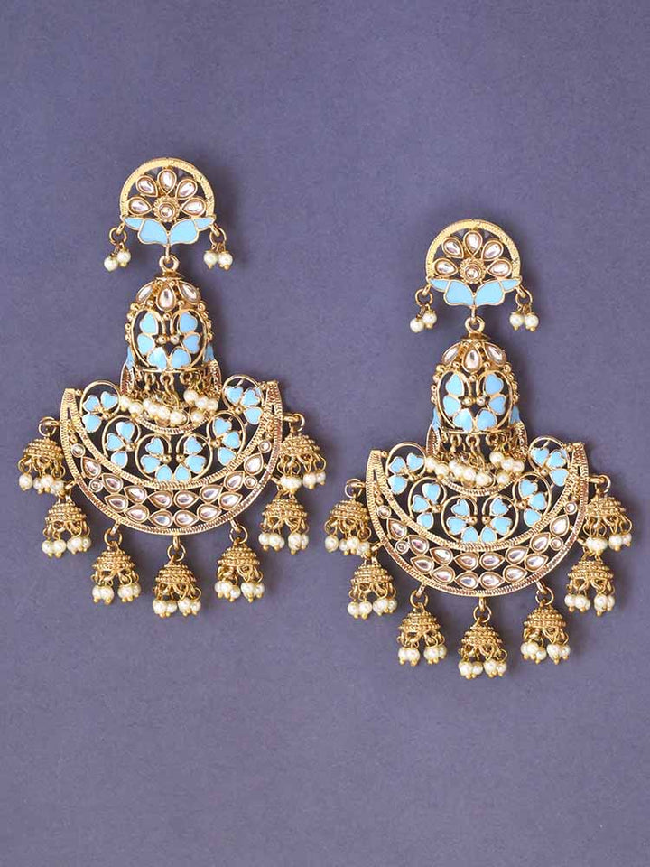 Sky Gharara Jhumkis