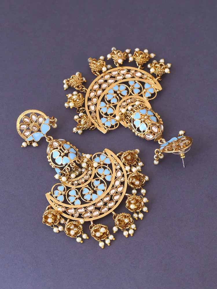 Sky Gharara Jhumkis