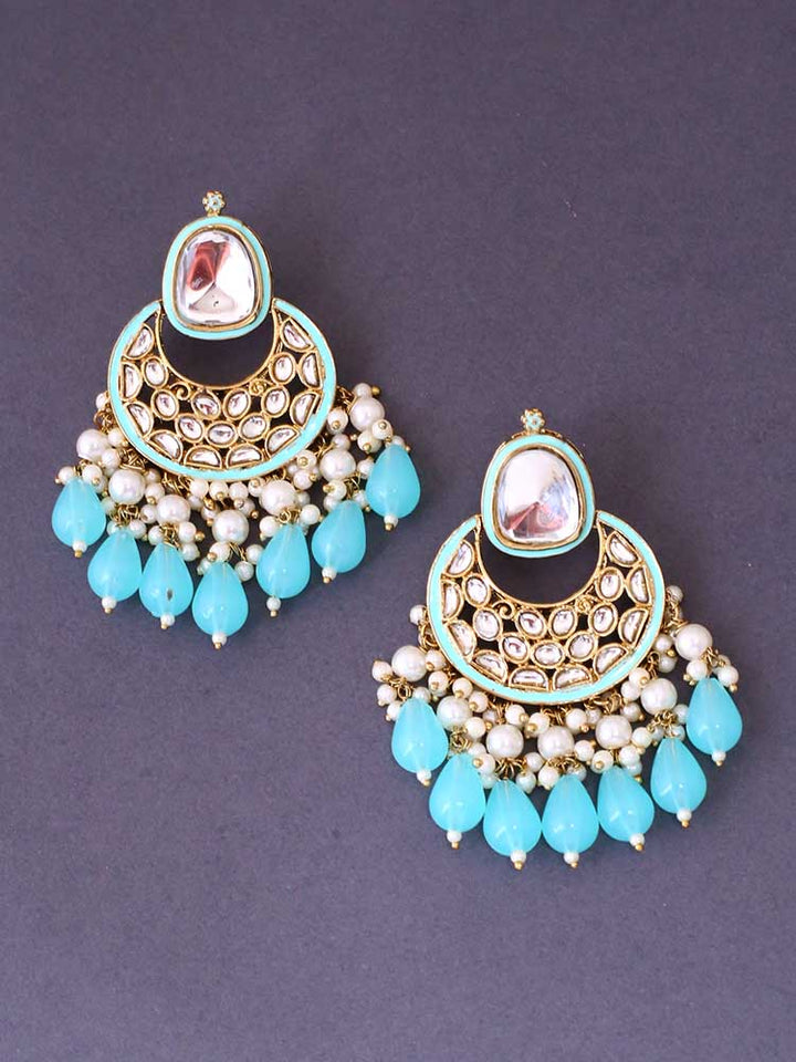 Turquoise Aabriti Chandbalis