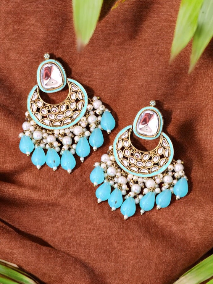 Turquoise Aabriti Chandbalis