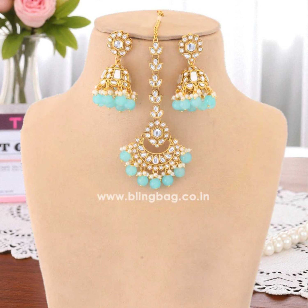 Turquoise Aanandi Jewellery Set - EOSS