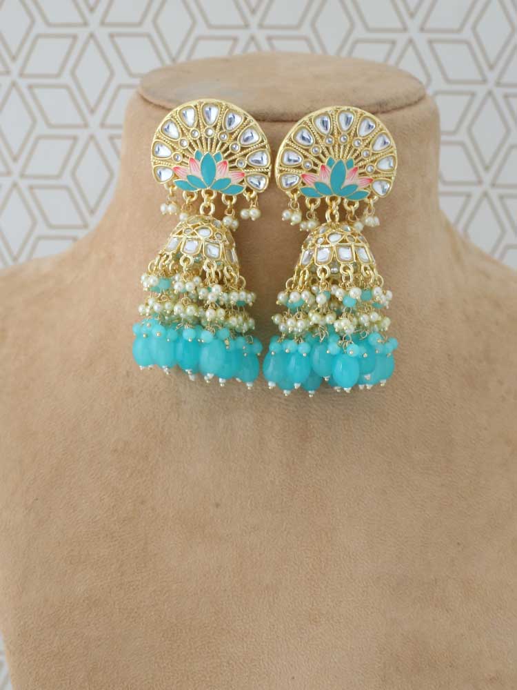 Turquoise Aarish Jewellery Set