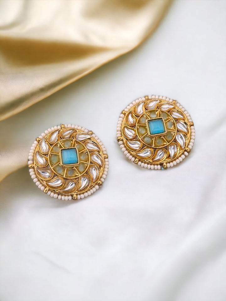 Turquoise Aashita Ethnic Studs