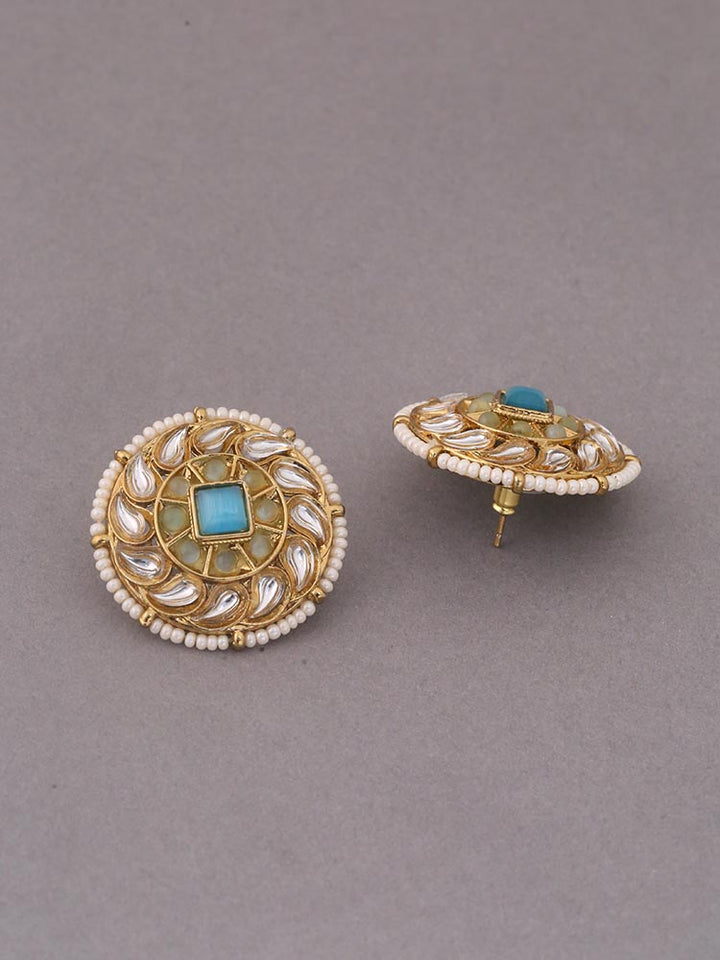 Turquoise Aashita Ethnic Studs