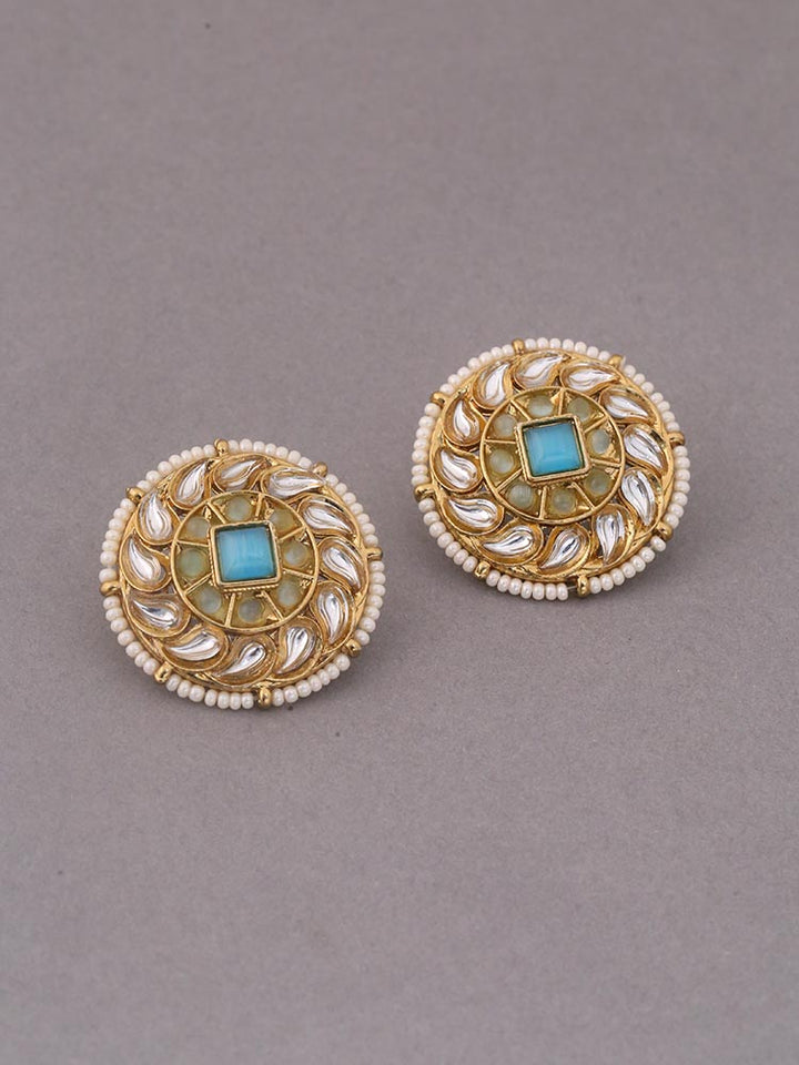 Turquoise Aashita Ethnic Studs