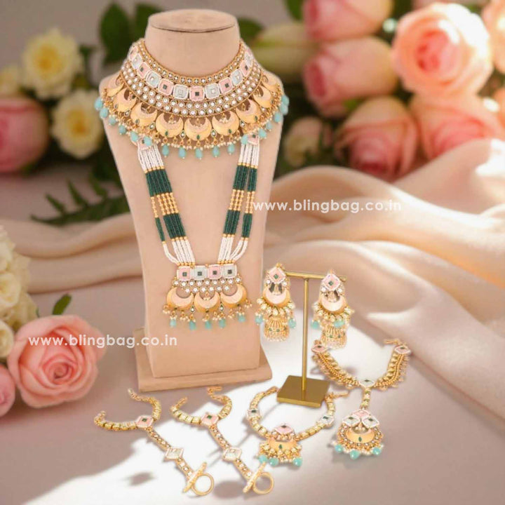 Turquoise Abhikhya Bridal Jewellery Set