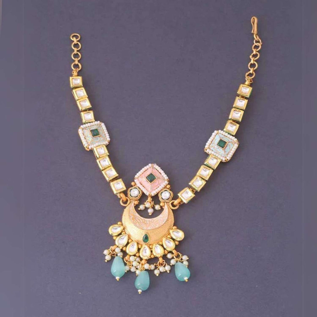 Turquoise Abhikhya Bridal Jewellery Set