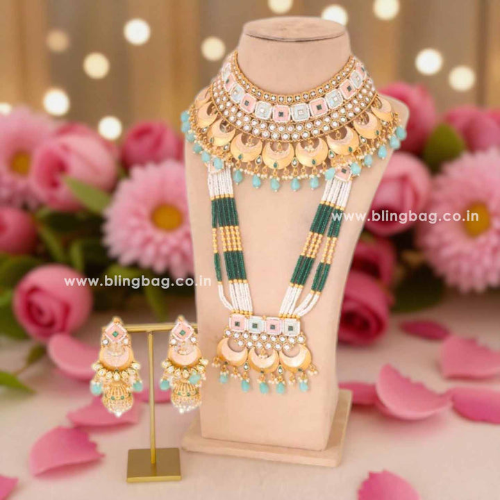 Turquoise Abhikhya Bridal Jewellery Set