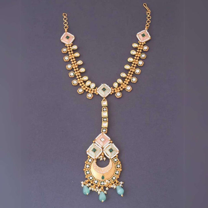 Turquoise Abhikhya Bridal Jewellery Set