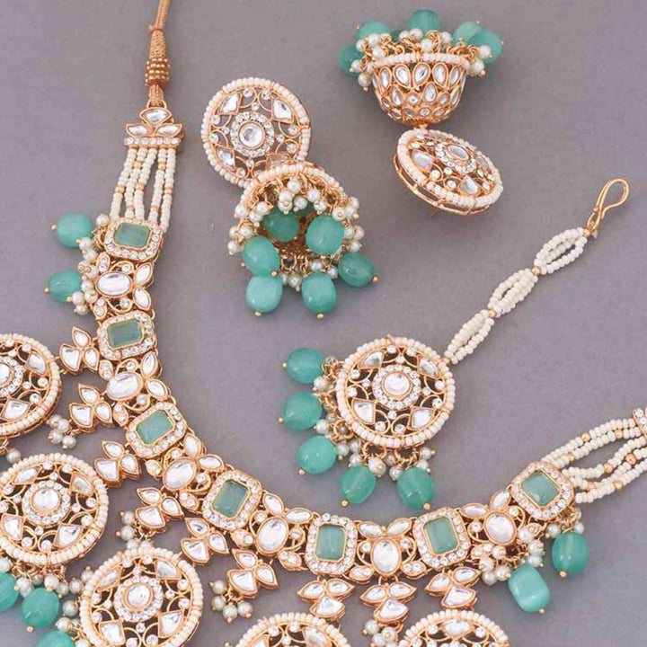 Turquoise Abhra Jewellery Set - EOSS
