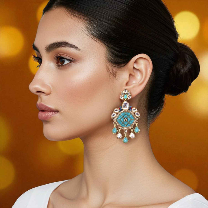 Turquoise Abiyaa Danglers