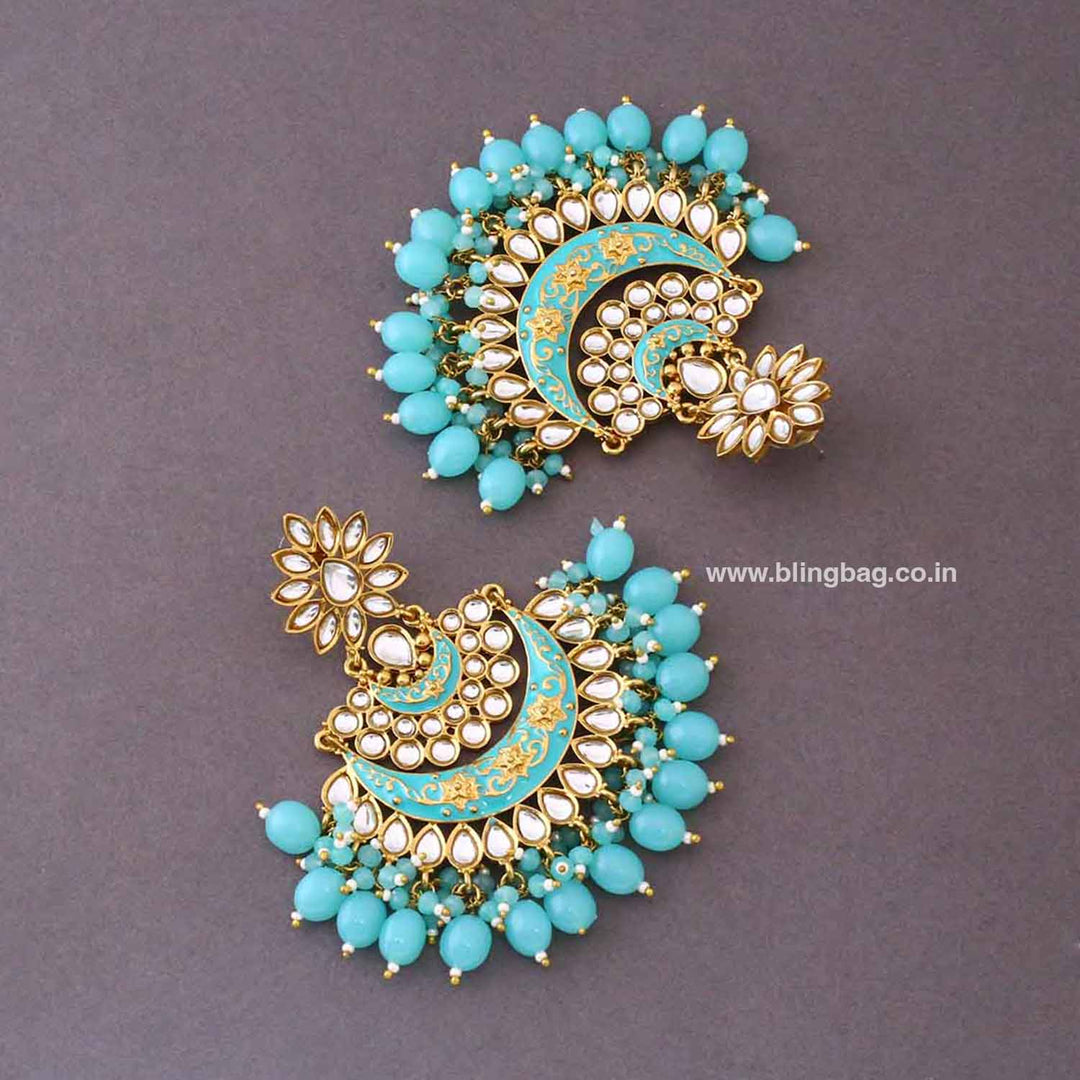 Turquoise Ajaya Chandbalis